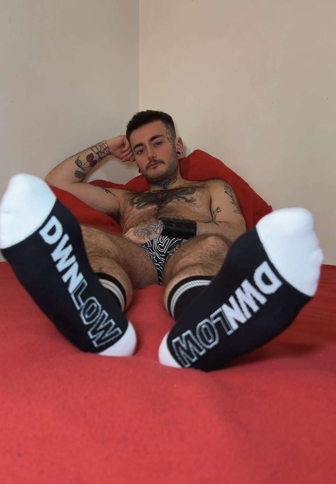 Cushioned Crew Socks - Black